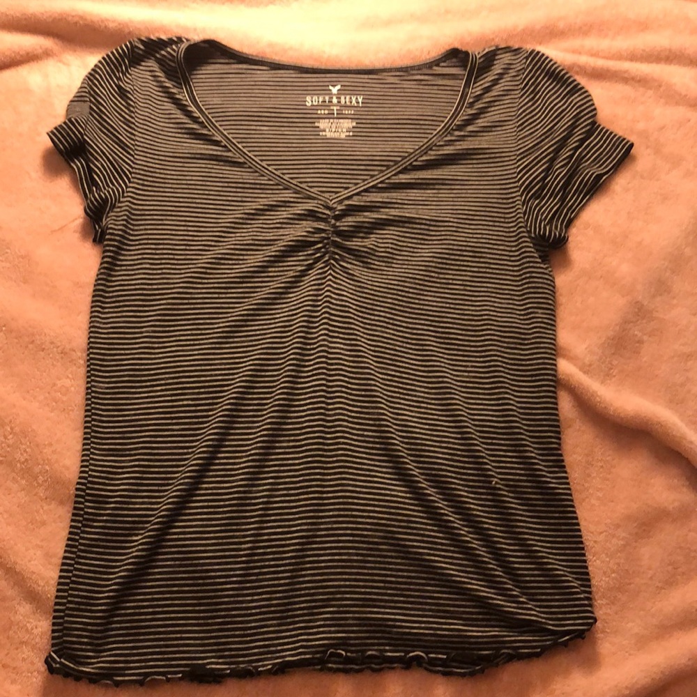 American Eagle stripped shirt